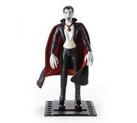 BendyFigs The Noble Collection Universal Monsters Dracula - 7.5in (19cm) Noble Toys Bendable Figure Posable Collectible Doll Figures With Stand