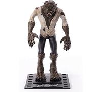 BendyFigs The Noble Collection Universal Monsters Wolf-Man - 7.5in (19cm) Noble Toys Bendable Figure Posable Collectible Doll Figures With Stand