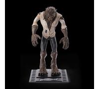 BendyFigs The Noble Collection Universal Monsters Wolf-Man - 7.5in (19cm) Noble Toys Bendable Figure Posable Collectible Doll Figures With Stand