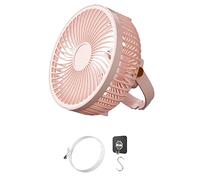 BENDZABL Camping Fan USB Powered Powerful Portable Fan with Hook Brushless Motor for Home Student Tent Portable Camping for Kids Tents
