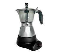 Bene Casa Silver Portable Espresso Coffee Maker, 1-3 Cups/Shots (1, Silver)
