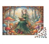 Beneath Autumn's Canopy 1000 Piece Jigsaw Puzzle,Adults & Kids 14+,Home Wall Decor,Whimsical Challenge Girl,Educational Toy,Premium,Great Gifts,Stress Relief 38x26cm