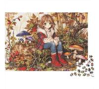 Beneath Autumn's Canopy 1000 Piece Jigsaw Puzzle,Impossible Challenge,Adults & Kids 14+,Home Wall Decor Girl,Educational Toy,Premium,Gift Idea,Stress Relief 52x38cm