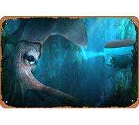 Beneath - Key Frame - 007 Magic and Fantasy Animals and Creatures Tech Classic Man Cave Wall Art Decor 8x12 inch Metal Tin Sign Plaque Poster