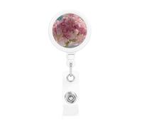 Beneath the Cherry Blossoms Retractable Badge Holder is Durable Sturdy Comes with A Lanyard for Office Hospital Staff Wearing