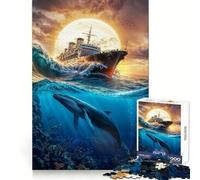 Beneath The Crimson Sky Jigsaw Puzzles 1000 Piece for Teenagers Focus Training Happy Idle Time Tight Join Lovely Gift (38x52cm)