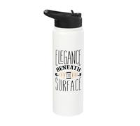 Beneath The Surface Synchronized Swimming Synchro Swimmer Stainless Steel Insulated Water Bottle