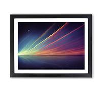 Beneath The Universe Framed Wall Art Print A2 Black