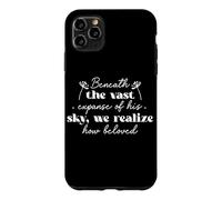 Beneath the Vast Expanse of His Sky Beloved Christian Jesus Case for iPhone 11 Pro Max