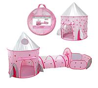 Benebomo Kids Play tent and tunnel, 3-in-1 Kids Pop Up Tent, Children Play Tent,Toddlers Tunnel Ball Pit, Play Tent for Boys Girls Indoor and Outdoor
