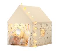 Benebomo Play Tent, Indoor Playhouse, Tent with Smiley Pattern,Princess Castle Toddler Tent