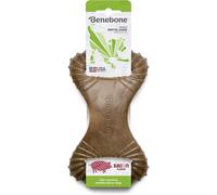 Benebone Indestructible Dental Dog Chew Toy for Aggressive Chewers, Long Lasting Tough Boredom Breaker for Dogs, Real Bacon Flavour, For Medium Dogs, Made in the USA.