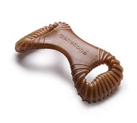 Benebone Dental Dog Chew Toy for Aggressive Chewers, Real Peanut, Medium