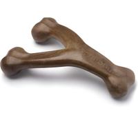 Benebone Indestructible Wishbone Dog Chew Toy for Aggressive Chewers, Long Last