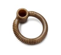 Benebone Ring Durable Dog Chew Toy for Aggressive Chewers, Real Bacon, Made in USA, Medium