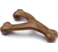 Benebone Indestructible Wishbone Dog Chew Toy for Aggressive Chewers, Long Lasting Tough Boredom Breaker for Dogs, Real Bacon Flavour, For Small Dogs, Made in the USA.