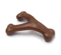 Benebone Wishbone Dog Chew Toy for Aggressive Chewers, Long Lasting Tough Boredom Breaker for Dogs, REAL Peanut Flavour, For Small Dogs, Made in the USA