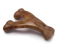 Benebone Wishbone Durable Dog Chew Toy for Aggressive Chewers, Real Bacon, Made in USA, Tiny