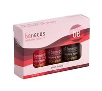 benecos Happy Nails Classic in Red Nail Gift Set - 3 x 5ml