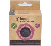 Benecos Natural Care Purifying Black Bamboo Konjac Sponge-Oily Skin