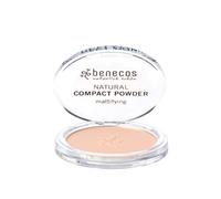 Benecos Natural Cosmetics - Compact Powder - Pressed - Matting - Vegan - Sand - 9g