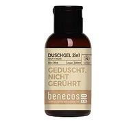 Benecos Organic Mini Shower Gel 2-in-1 Showered, Not Stirred - Organic | Certified natural cosmetics - vegan - gentle cleansing for skin and hair - 50 ml
