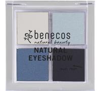 Benecos Natural Cosmetics - Quattro Eyeshadow Palette - vegan - true blue
