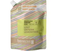 Benecos Shower Gel Refill, Ginger Lemon, 1 L | Organic Lemon & Ginger - Certified Natural Cosmetics - Vegan - Invigorating Cleaning & Care - 1000 ml
