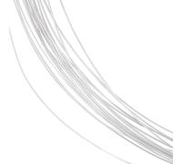 BENECREAT 0.2mm 32 Gauge 999 Sterling Silver Wire, 5m/16.4 Feet Round Craft Wire Roll for Wire Wrap Jewelry Making, Spool Project, Bracelets and Earrings