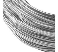 BENECREAT 1.2mm Transparent PVC Plastic Covered Aluminum Wire, 30m Bendable Aluminum Craft Wire for Hair Bows, Shaping Brim Hat and Other Crafts Project (3mm in Total Thickness)
