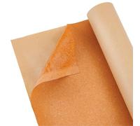 BENECREAT 1.5m/1.6 Yards Self-Adhesive Leather Stiffener Roll, 40.5cm/15.9 Inch Leather Bag Liner for Purse Handbag DIY Craft Supplies Structured Support, Dark Orange (1mm Thick)
