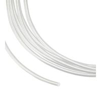 BENECREAT 1.5mm/15 Gauge 999 Sterling Silver Wire, 0.98 Feet(0.3m) Round Pure Silver Sterling Wire with 1 Sheet Silver Polishing Cloth for Jewelry Making, Bracelets and Earrings