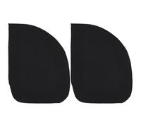 BENECREAT 1 Pair Sew in Pocket Insert, 10.4x7.7inch Inside Pocket Insert, Polycotton Hidden Pocket Fabric for Dress Trench Coat Jacket Sewing Projects DIY Clothing, Black, Sector
