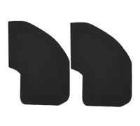 BENECREAT 1 Pair Sew in Pocket Insert, 13.8x6.9inch Inside Pocket Insert, Polycotton Hidden Pocket Fabric for Dress Trench Coat Jacket Sewing Projects DIY Clothing, Black, Curved