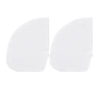 BENECREAT 1 Pair Sew in Pocket Insert, 7.5x6.3inch Inside Pocket Insert, Polycotton Hidden Pocket Fabric for Dress Trench Coat Jacket Sewing Projects DIY Clothing, White, Sector