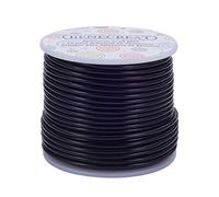 BENECREAT 10 Gauge (2.5mm) Jewelry Craft Aluminum Wire 25m/80 Feet Bendable Metal Sculpting Wire for Craft Floral Model Skeleton Making Bonsai Trees, Black