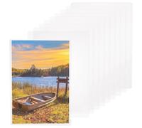 BENECREAT 10 Pack PVC Plastic Sheet Protectors, 31x22cm Hard Clear Poster Protectors Sleeves, A4 Plastic Document Protector for Protecting Storing Photo Magazine Newspaper