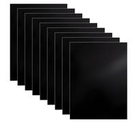 BENECREAT 10 Sheets Black Laser Engraving Testing Paper A4 28x21cm Double Sides Laser Marking Paper for Fiber Laser Marking and Engraving Laser Cutting Marking Machine