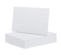 BENECREAT 10 Sheets White Corrugated Plastic Sheets, 20x30cm Blank Yard Signs Poster Board for Offices Outdoor Garden, 4mm Thick