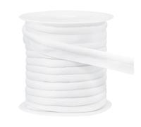 BENECREAT 10 Yard/9.14m White Piping Cord Trim, 15mm Polyester Bias Tape Piping, Upholstery Piping Trim for Sewing Lip Cord Trim