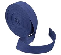 BENECREAT 10m Single Fold Bias Tape, 20mm Wide Bias Binding Tape Hemming Tape for DIY Garment Sewing, Seaming, Piping, Quilting, Prussian Blue
