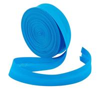 BENECREAT 11 Yards/10 M Double Fold Bias Tape, 22mm/0.9inch Wide Bias Binding Tape, Polycotton Hemming Tape for Sewing Quilting Seaming Fabric Piping DIY Crafts (Deep Sky Blue)