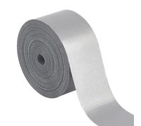 BENECREAT 12.5m x 35mm Silver Reflective Tape Iron On Fabric, Heat Transfer Reflective Film for Warning Safety Trim Decor on Vest Shirt Jacket Bag Pants Shoes Costume