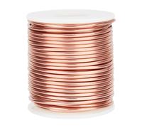BENECREAT 12 Gauge Soft Copper Wire, 20m/65 Feets Round Bare Copper Spool Solid Pure Copper Wire Craft Bead Wire for Jewelry Making, Gem Metal Wrap, Electroculture Gardening