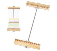 BENECREAT 13.15 Inch/334mm Portable Weaving Loom Adjustable Tapestry Equipment Wood Craft Frame Compact Design for Home Crafting Studio