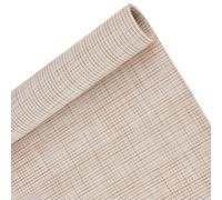 BENECREAT 14CT Plastic Cross Stitch Fabric, 1000 * 302mm Brownish Yellow Aida Cloth, Craft Embroidery Cloth for Home DIY Embroidery Decoration