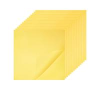 BENECREAT 15 Sheets Polyimide Film, 15.9x15.9cm Insulated High Temperature Resistant Tape Stickers, Heating Tape Gold Heating Film Stickers for 3D Printers,0.05mm Thick