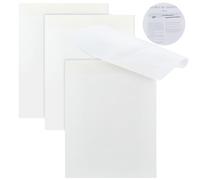 BENECREAT 150 Sheets 279×216mm/11×8.5inch Transparent Sticky Notes, Extra Large Clear Self Sticky Notes, See Through Post Sticky Note for Notebooks Annotation
