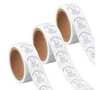 BENECREAT 1500 PCS Farm Fresh Eggs Carton Labels, 1.5 Inch/3.8cm Round Paper Self-Adhesive Packaging Stickers Egg Carton Stickers for Chicken Quail Duck