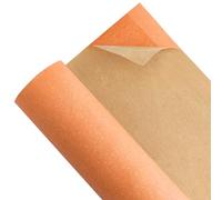 BENECREAT 150x40.5cm/ 59x15.9inch Leather Stiffener Roll, Dark Orange Bag Stiffener, Self-adhesive PVC Leather Roll for Leather Bag Liner, Craft DIY, 0.8mm Thick